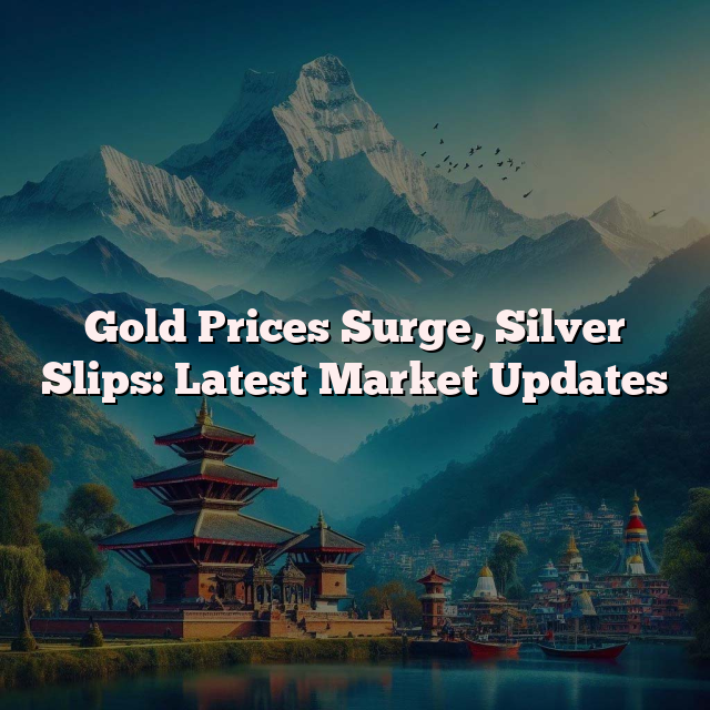 Gold Prices Surge, Silver Slips: Latest Market Updates