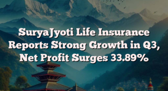 SuryaJyoti Life Insurance Reports Strong Growth in Q3, Net Profit Surges 33.89%