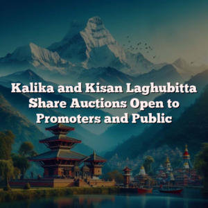 Kalika and Kisan Laghubitta Share Auctions Open to Promoters and Public