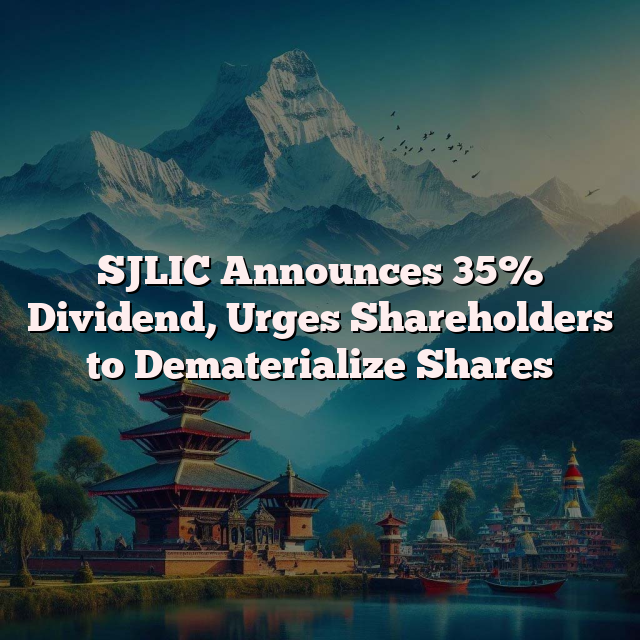 SJLIC Announces 35% Dividend, Urges Shareholders to Dematerialize Shares