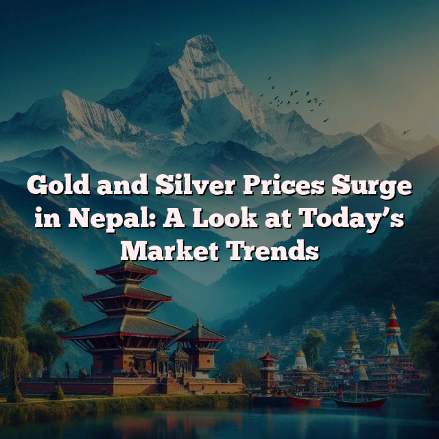 Gold and Silver Prices Surge in Nepal: A Look at Today’s Market Trends