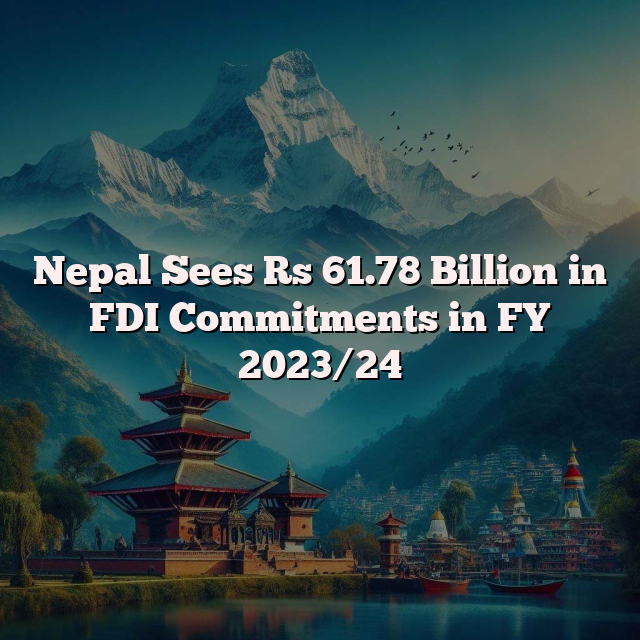 Nepal Sees Rs 61.78 Billion in FDI Commitments in FY 2023/24