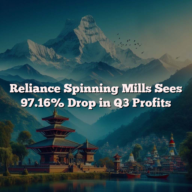 Reliance Spinning Mills Sees 97.16% Drop in Q3 Profits