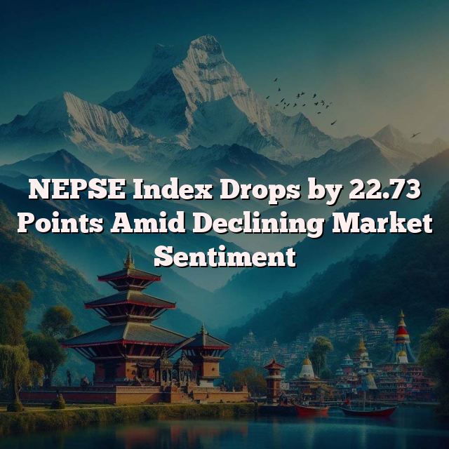 NEPSE Index Drops by 22.73 Points Amid Declining Market Sentiment