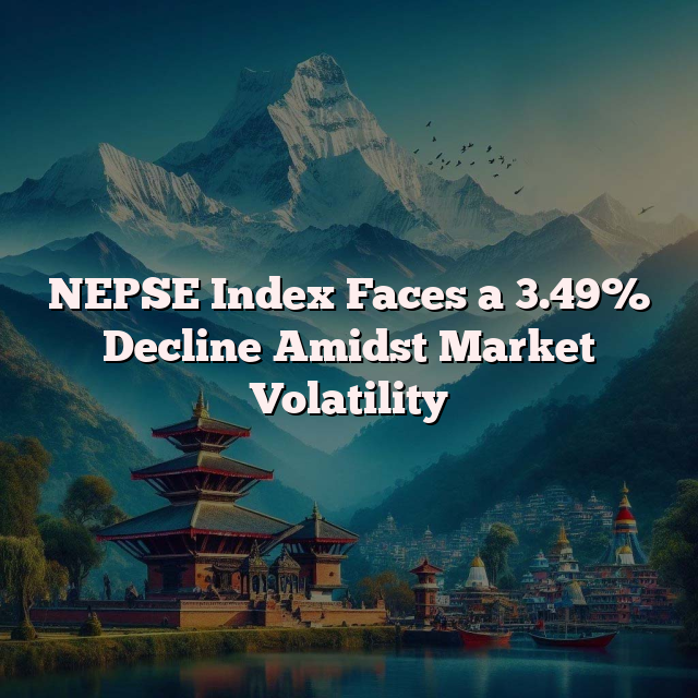 NEPSE Index Faces a 3.49% Decline Amidst Market Volatility