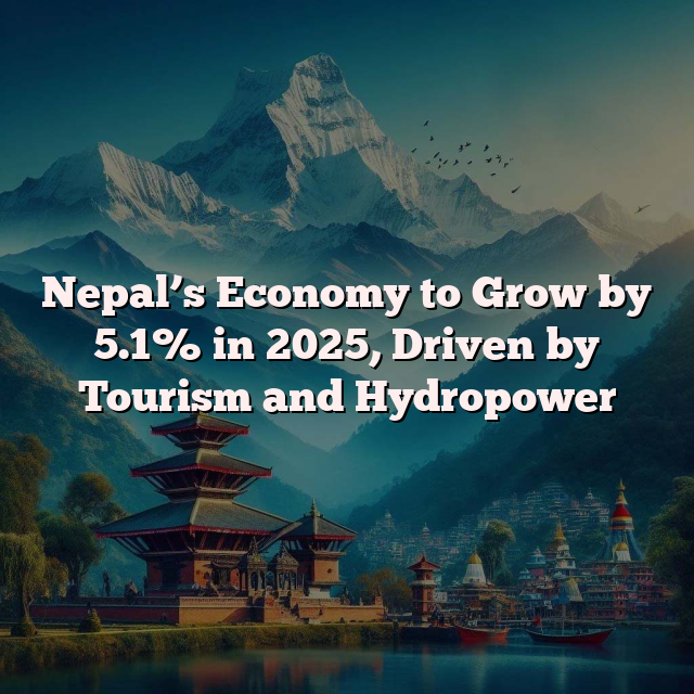 Nepal’s Economy to Grow by 5.1% in 2025, Driven by Tourism and Hydropower